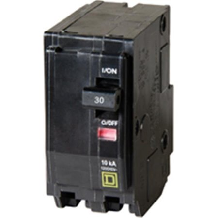 Square D Circuit Breaker, QO Series 30A, 2 Pole, 120/240V AC 6473797